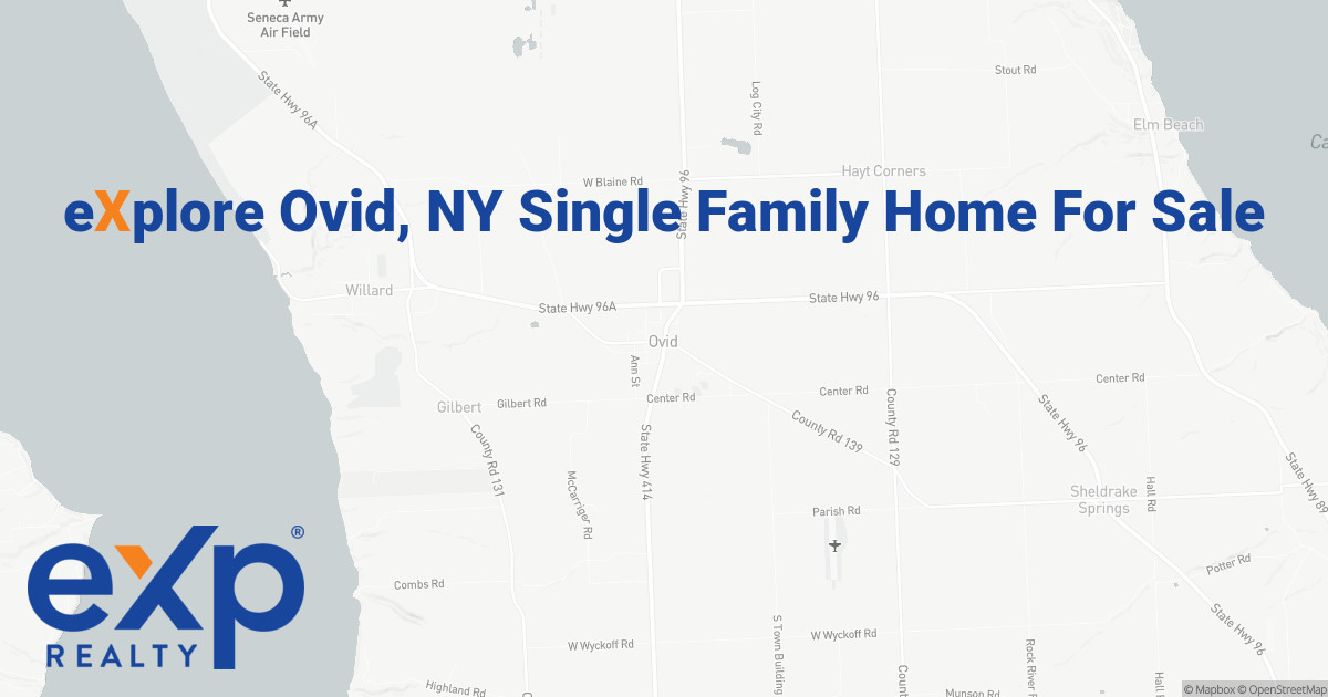 Homes For Sale In Ovid, NY - eXp Realty®