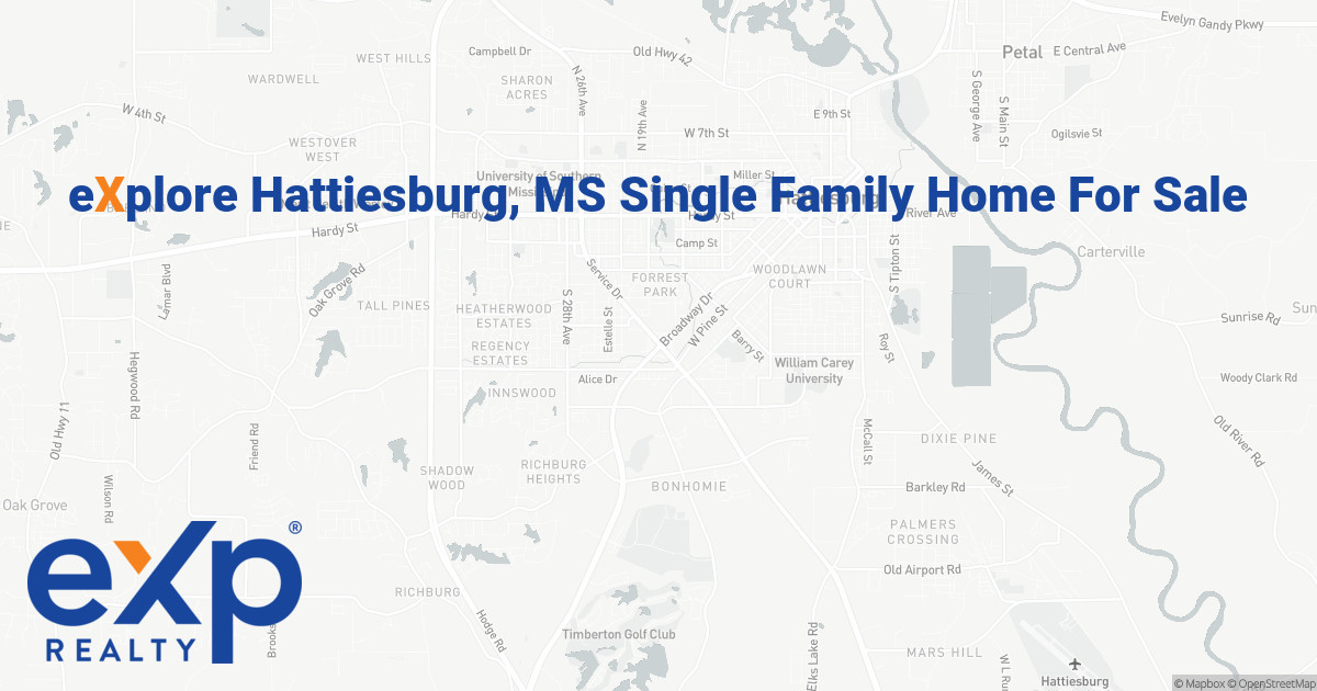 Homes For Sale In Hattiesburg, MS - eXp Realty®